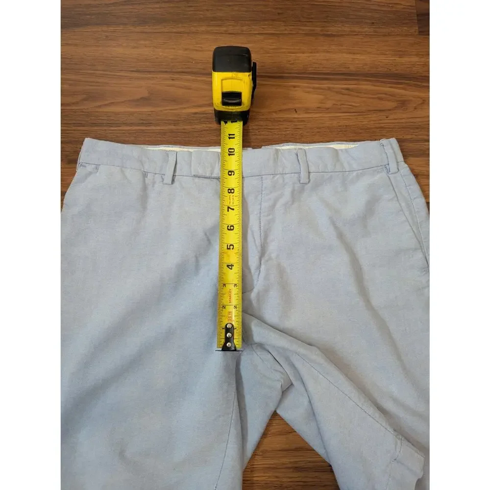 Polo Ralph Lauren Cotton Chino Shorts Size 34 Blue Preppy Minimalist Casual